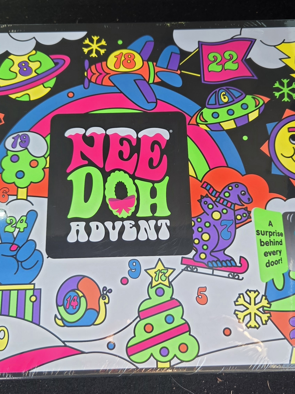 NEE DOH Kids Neon Multi Advent Calendar